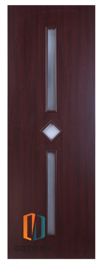 Межкомнатная дверь "ЛС", полотно остекленное (беленый дуб, венге)